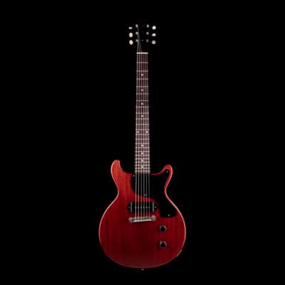 Gibson Custom Shop 1958 Les Paul Junior Double Cut Reissue Cherry Red with Case image 2