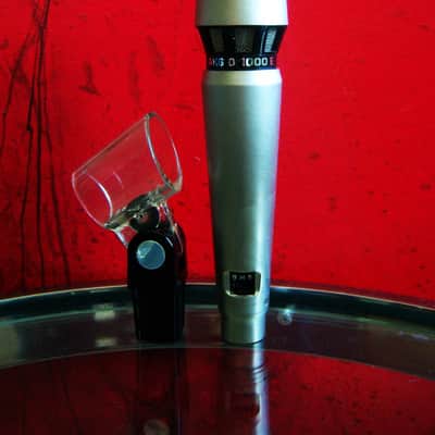 Vintage 1970's AKG D 1000E Cardioid Dynamic Microphone Low Z w mic clip # 8 image 12