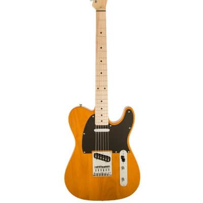 Squier by Fender Affinity Telecaster, 0310203550 Butterscotch Blonde Bundle w/ Gig Bag image 4