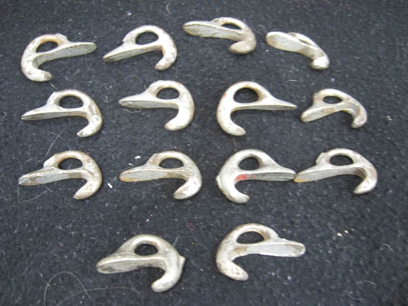 Noble and Colley 14 - rope tension clips (TDG-U-164) 1900's - silver image 1