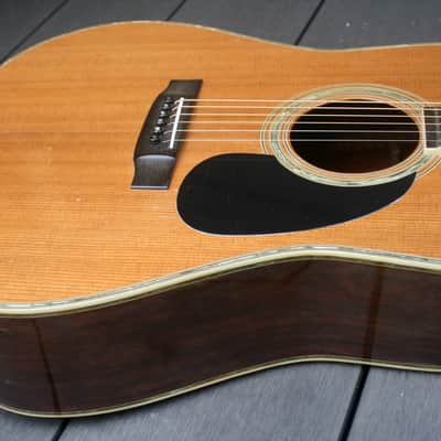 1975 Yairi YW-600 Dreadnought Guitar New Jacaranda Natural+Vintage Hard Case Bargain! image 15