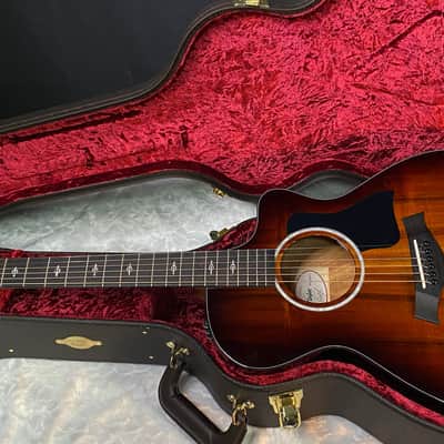 NEW! Taylor 222ce-K DLX Grand Concert Acoustic-Electric Guitar - Tobacco - 4.45lbs - Authorized Dealer - G06254 image 8