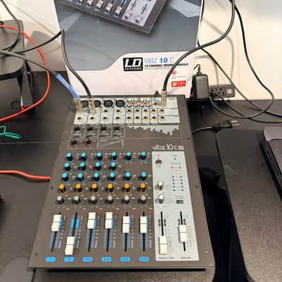 LD Systems VIBZ 10 C Mixer - 10 Channel Mixing Console with Compressor image 1