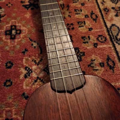 1950s-1960s Martin Style 0 Soprano Ukulele Mahogany w/ Original Case | Brazilian Rosewood Fingerboard image 7