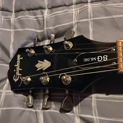Epiphone SG Muse 2020 Radio Blue Metallic HH Double Cut image 5