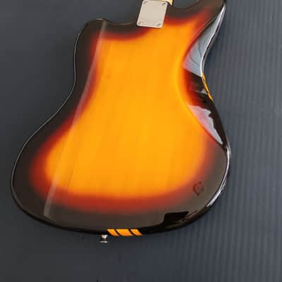 *NEW* 2025 Fender Japan Traditional Collection 60s Jaguar - Serial Number #666 ! Competition 3-Color Sunburst / Aged Natural MIJ image 12