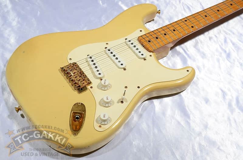 Fender Japan 1990 ST54 EXTRAD WHITE BLOND CUSTOM ORDER | Reverb France