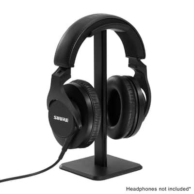Behringer BH 470 Closed-Back Over-Ear Studio Monitoring Headphones, Bundle with Desktop Headphone Stand image 4