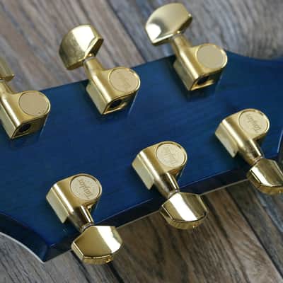 Super Clean! Taylor 614ce 2003 Koi Blue Limited Edition 5A Quilt + OHSC and candy image 23
