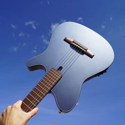 IBANEZ FRH10N IBF Indigo Blue Metallic Flat 6-String Classical Electric Guitar image 1