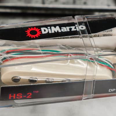 DiMarzio DP116AW HS-2 Stratocaster Pickup - Aged White / Nickel Pole Pieces image 1