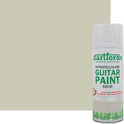 dartfords Aged Olympic White Nitrocellulose Guitar Paint 400ml Aerosol image 1