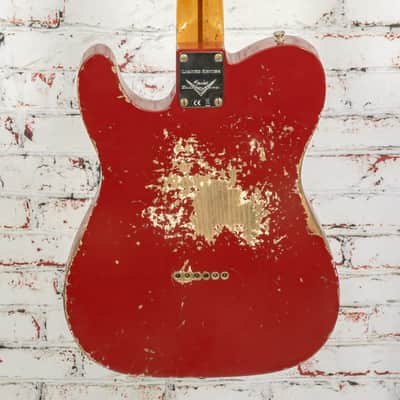 Fender - 2025 Custom Shop Limited Edition 50s Pine Esquire Electric Guitar Cimarron Red w/OHSC and COA - USED image 8