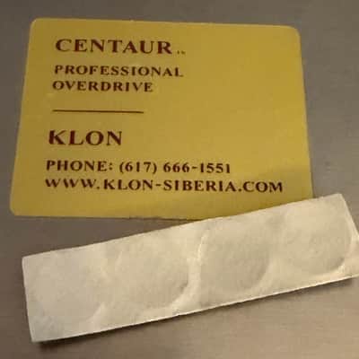 Klon Centaur 1994 Gold Horsie Long Tail Rare NOS Rubber Feet Rare Great For Restoration Or Missing The Feet On Your Klon Free Shipping!!! image 2