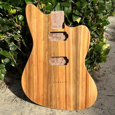 SHC - jazzmaster style - reclaimed cypress and walnut - reclaimed Americana image 1