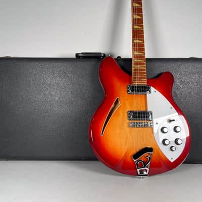 1988 Rickenbacker 360 Fireglo Electric Guitar w/OHSC image 6