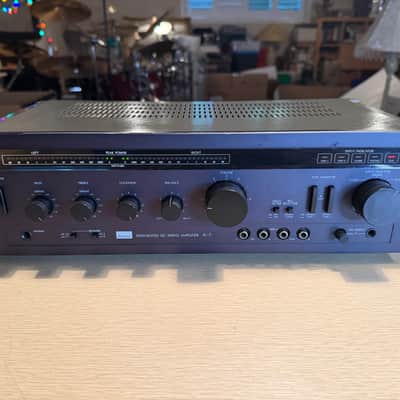 Sansui Integrated DC Servo Amplifier A-7 Silver Face -Tested -Working-VERY CLEAN image 2
