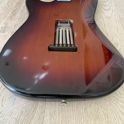 1980s PGM Moon Stratocaster Mahogany Custom Shop Dark Brown Sunburst Schecter USA Pickups Flamed Neck Japan Vintage image 21