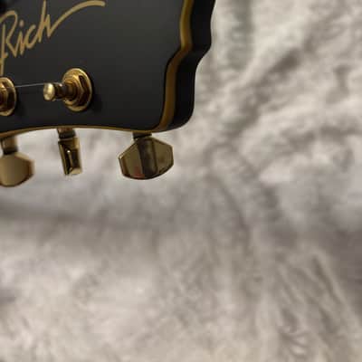 B.C. Rich Bich Pro X Matte Black and Gold image 6