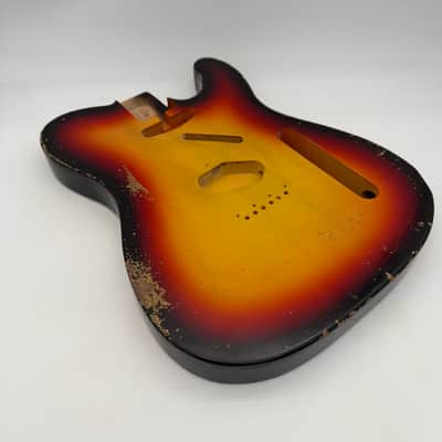 MJT Telecaster Body 1-Piece Alder Relic Nitro Light mjt6651 image 3