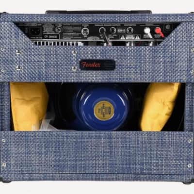 Fender '65 Princeton Reverb Reissue "Chilewich Denim" FSR Limited Edition 12-Watt 1x12" Guitar Combo 2020 - Chilewich Denim image 6