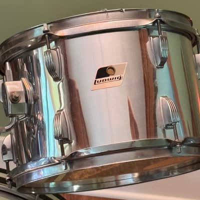 Ludwig S/L Series 4 Piece Shell Pack Vintage 80's Chrome Wrap image 6