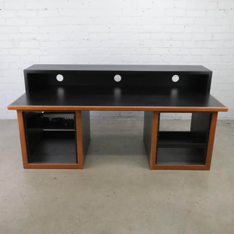 KK Audio 24U Studio Workstation Production Desk w/ Shelf and Power Strips #47457 image 1