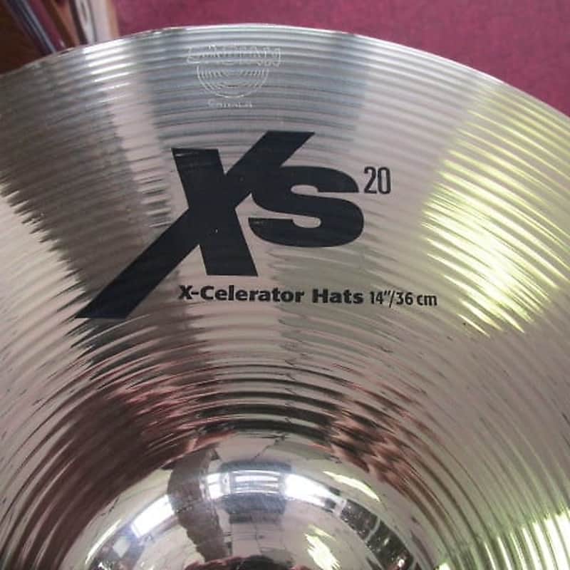 Sabian 14" XS20 X-Celerator Hi-Hat Cymbals (Pair) image 2