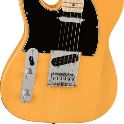 Squier Affinity Series Left-Handed Telecaster Maple Fingerboard Electric Guitar Butterscotch Blonde image 5