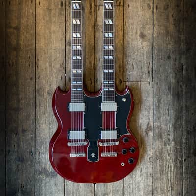 2001 Gibson EDS 1275 - Heritage in Cherry comes with orig. hard shell case image 2