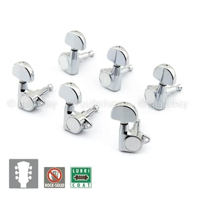NEW Gotoh SG301-20 Tuners Tuning Keys Dome Vintage Grover Style 3x3 - CHROME image 2