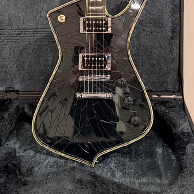 Ibanez PS3CM Paul Stanley Signature Black Cracked Mirror Iceman image 11