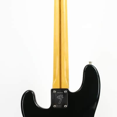 1976 Fender Precision Bass Fretless Maple Neck | Black Finish, Original Case image 12