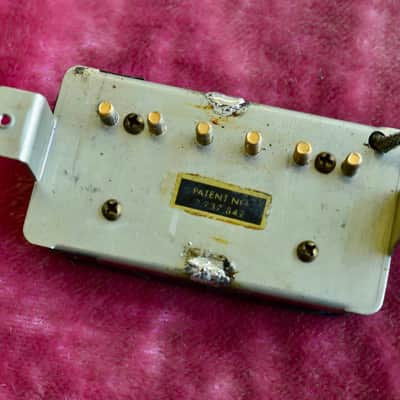 Vintage 1960 Gibson Double Black Patent Number PAF 8.04k Pickup Les Paul Standard Burst Humbucker image 4