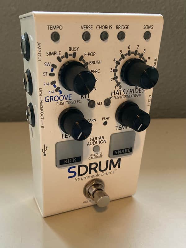 DigiTech SDRUM Strummable Drums 2010s - White