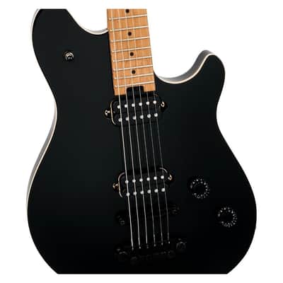 EVH Wolfgang Special T.O.M 6-String Right-Handed Electric Guitar with Basswood Body, Baked Maple Neck, and Baked Maple Fingerboard (Gloss Black) image 3