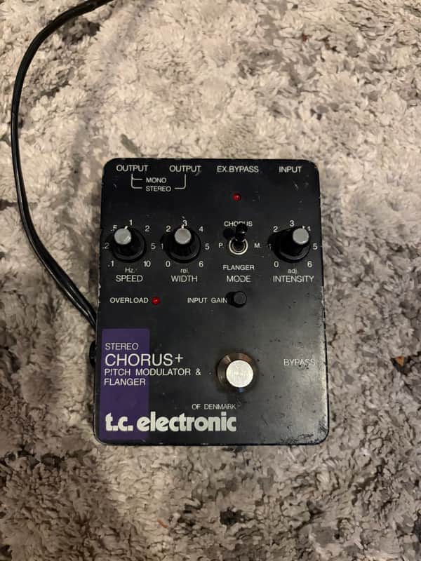 TC Electronic Stereo Chorus + Pitch Modulator & Flanger 1991 - 2016 - Black image 1