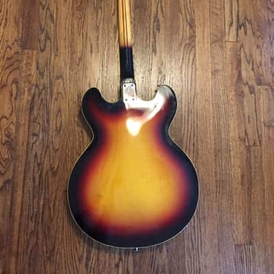 Vintage 60's Welson D2 Wurlitzer Semi-Hollow Body 335 style image 7