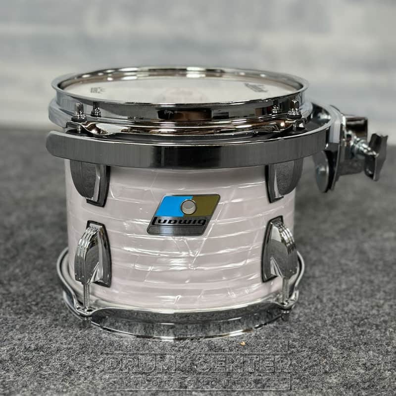 Ludwig Classic Maple "Super 70s" Tom 8x7 70s White Marine Pearl w/Vibraband - DCP Exclusive! image 1
