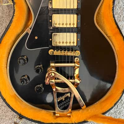 RARE Left-Handed Gibson Murphy Lab M2M ’57 Les Paul Custom Bigsby | Frampton Wiring image 2