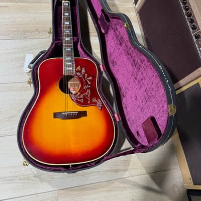 Gibson Hummingbird Custom 1971 - stunning & minty Cherry'burst Hummer for the pickiest collector ! image 13