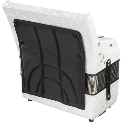 SofiaMari SM-2648, 26 Piano 48 Bass Accordion Regular White Pearl image 4