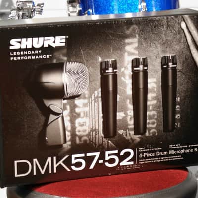 Shure DMK57-52 Drum Microphone Kit (3) SM57, (1) Beta 52A, Padded Case image 1