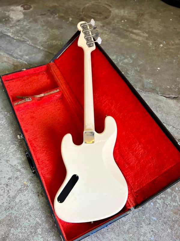 ベース Electric Bass FERNADES VINTAGE Fernandes Electric Jazz bass 1984 - Olympic white limited edition