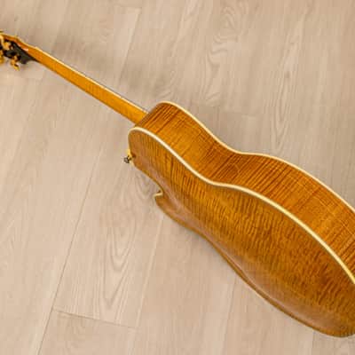1991 Benedetto Manhattan Cutaway Archtop Electric Guitar Blonde, Near-Mint w/ DeArmond Rhythm Chief 1100, Case image 15