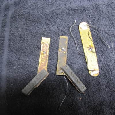 Fender Jazz Bass Ground Plate Set Circa 1973 image 2