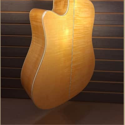 Takamine GD74CE-12U 2025 - Natural Gloss - Flame Maple Body - Unison 12-String - TP36 Electronics - Professional Set-Up image 9