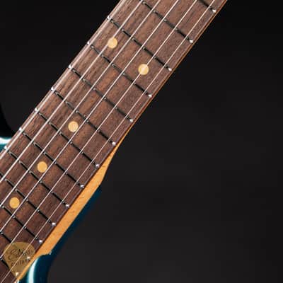 2024 - Suhr Eddie's Guitars Exclusive Roasted Classic JM Antique - Ocean Turquoise Metallic image 9