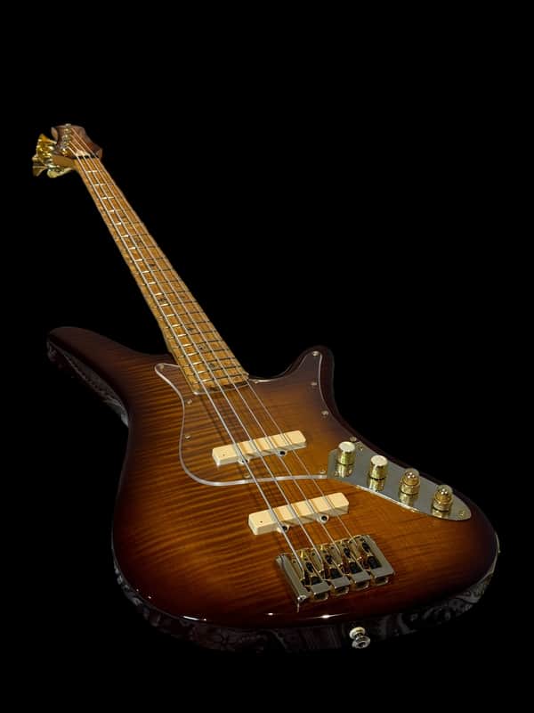 CARVIN BASS - SB 4001 (SEKOU BUNCH) 2015 - FLAMED MAPLE GLOSS image 1
