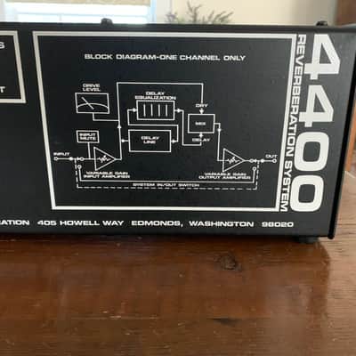 TAPCO 4400 Stereo Spring Reverb 1970's - black image 9